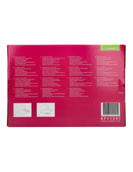 CIZALLA Q-CONNECT METALICA DE PALANCA A4 CAPACIDAD CORTE 10 HOJAS