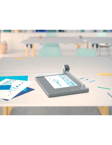 CIZALLA RODILLO LEITZ A4+ BASE MADERA PLASTIFICADA CORTE 381MM DE