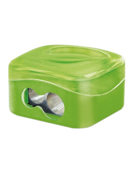 SACAPUNTAS MOR METALICO 2 USOS C/DEPOSITO COL.SURT.