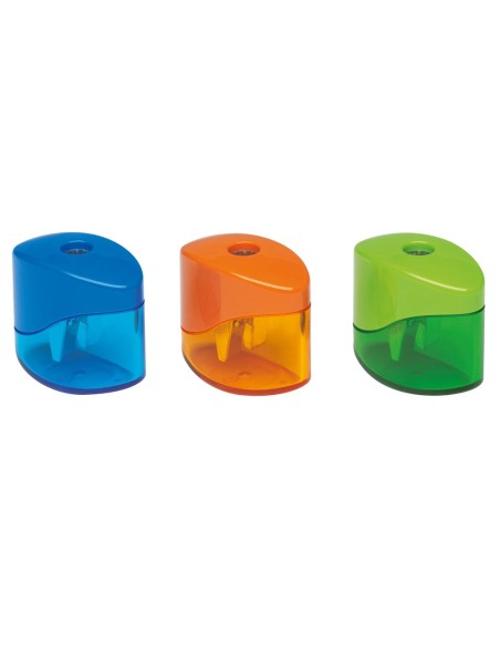 SACAPUNTAS MOR METALICO PEQUEÑO 1 USO C/DEPOSITO COL.SURT.