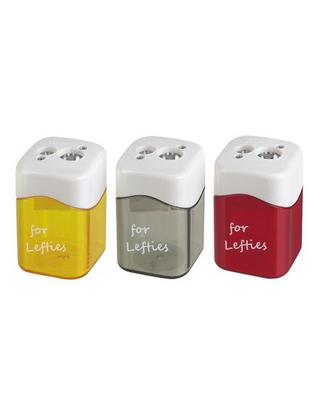 SACAPUNTAS MOR METALICO ZURDOS 2 USOS C/DEPOSITO COL.SURT. SACAPUNTAS MOR METALICO ZURDOS 2 USOS C/DEPOSITO COL.SURT.