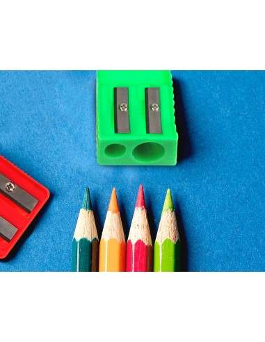 SACAPUNTAS  PLAST.2 USOS SURT.