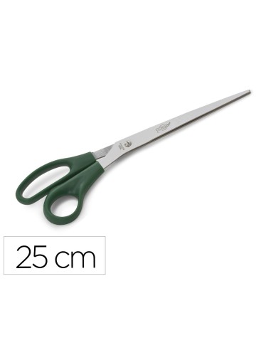 TIJERA OFICINA FAIBO ACERO INOX 25 CM EMPUÑADURA ERGONOMICA BLISTER