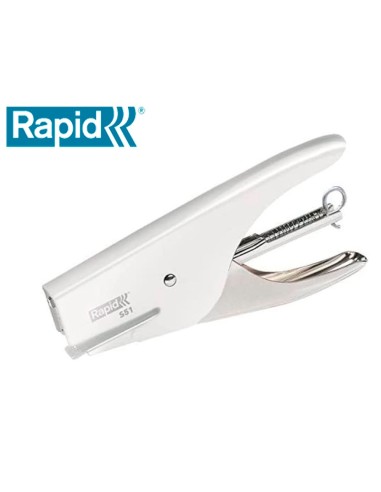 GRAPADORA RAPID TENAZA S51 MET.DE GRAPADO 15H. GRAPAS 21/4 CROMADA