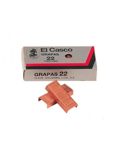 GRAPAS EL CASCO 22 CAJA 1000**03758 GRAPAS EL CASCO 22 CAJA 1000**03758