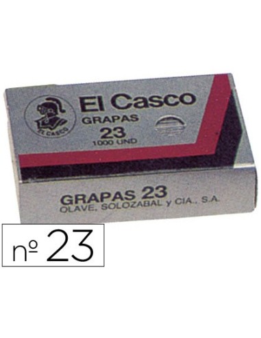 GRAPAS EL CASCO 23 CAJA 1000**03761