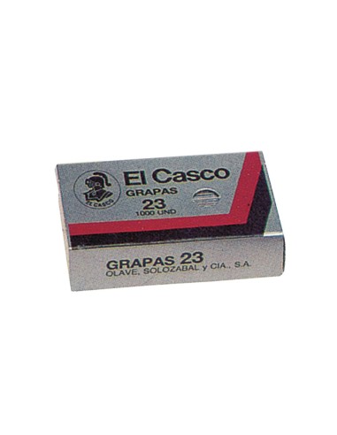 GRAPAS EL CASCO 23 CAJA 1000**03761 GRAPAS EL CASCO 23 CAJA 1000**03761