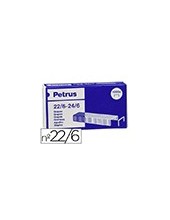 GRAPAS PETRUS Nº 22/6 GALVANIZADA CAJA DE 1000 UNIDADES 2