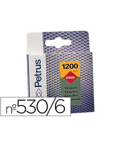 GRAPAS PETRUS Nº 530/6 CAJA 1200 GRAPAS