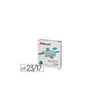 GRAPAS REXEL 23/17 ACERO CAJA 1000 UNIDADES 2