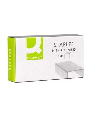 GRAPAS Q-CON.Nº 22/6 24/6 GALVANIZADAS CAJA 1000