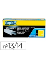 GRAPAS RAPID 13/14MM GALVANIZADA CAJA 5000 UD.