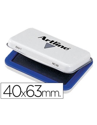 TAMPON ARTLINE Nº 00 AZUL 40X63 MM