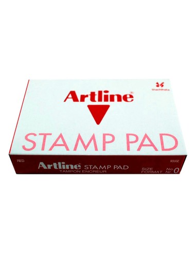 TAMPON ARTLINE Nº 0 ROJO 56X90 MM