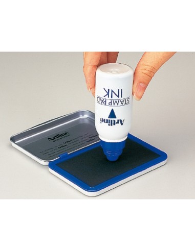 TINTA TAMPON ARTLINE AZUL FRASCO 50 CC