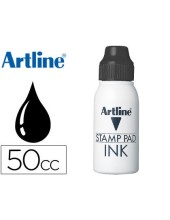 TINTA TAMPON ARTLINE NEGRA FRASCO 50 CC