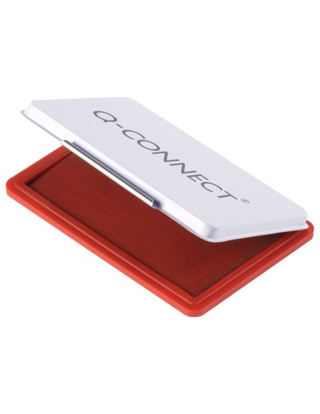 TAMPON Q-CONNECT N.1 126X81 MM ROJO
