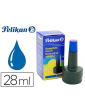 TINTA TAMPON PELIKAN AZUL FRASCO DE 28 ML