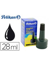 TINTA TAMPON PELIKAN NEGRO  FRASCO DE 28 ML