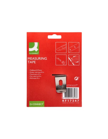 FLEXOMETRO Q-CON.DE 8MT.FRENO MATERIAL ANTICHOQUE 25MM ANCHO