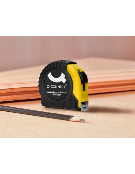 FLEXOMETRO Q-CON.DE 8MT.FRENO MATERIAL ANTICHOQUE 25MM ANCHO