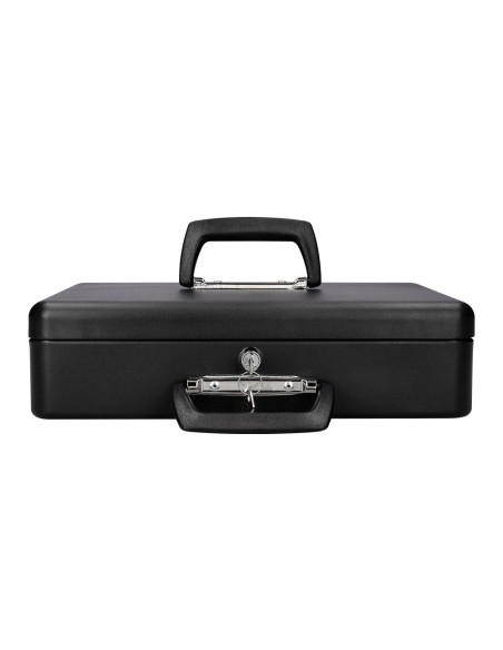 CAJA CAUDALES Q-CON.14,5" 370X290X110 MM C/PORTAMONEDAS Y BANDEJA BIL