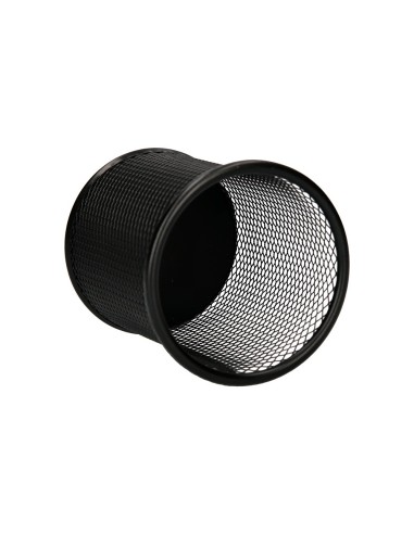 CUBILETE PORTALAPICES Q-CON.METAL RED.NEGRO MEDIDA DIAMETRO 86 ALTURA