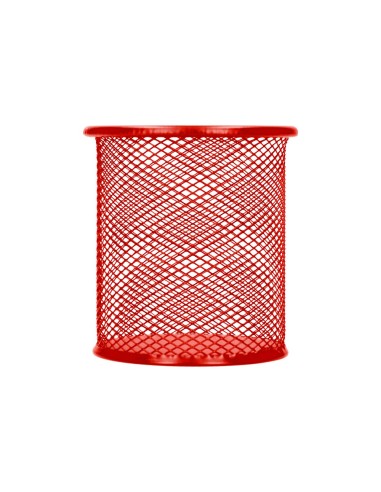 CUBILETE PORTALAPICES Q-CON.METAL RED.ROJO MEDIDA DIAMETRO 86 ALTURA