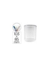 CUBILETE PORTALAPICES PLASTIFORTE ORGANIZER REDONDO N 6 85X85X103MM 2