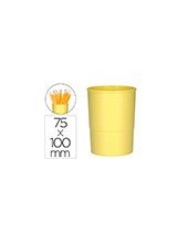 CUBILETE PORTALAPICES Q-CON.AM. PASTEL OPACO PLAST. 75MM ALTO 100MM 2