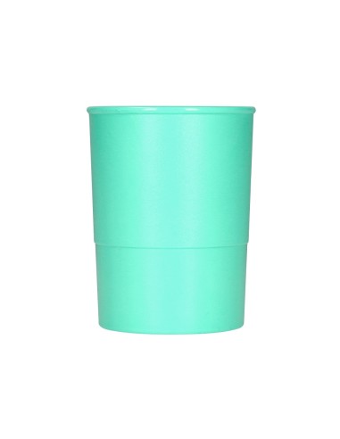 CUBILETE PORTALAPICES Q-CON.VE. MENTA PAS OPACO PLAST 75MM ALTO 100MM CUBILETE PORTALAPICES Q-CON.VE. MENTA PAS OPACO PLAST 75MM ALTO 100MM