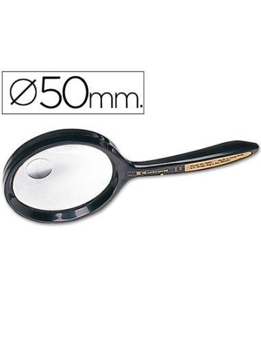 LUPA CRISTAL BIFOCAL 7509 50 MM. MANGO CURVO