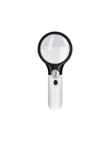 LUPA ELECTRICA Q-CON.KF18752 ARO ABS 75 MM 3 AUMENTOS 3 BOMBILLAS LED