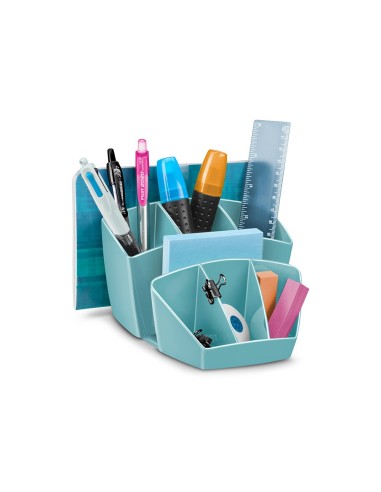 ORGANIZADOR CEP RIVIERA PLAST.8 DEP.VE. AGUA 143X158X93MM