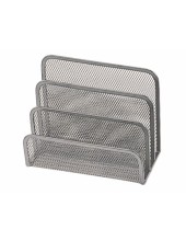 SOPORTE CARTAS GXA1 METALICO REJILLA GRIS 175X140X82 MM