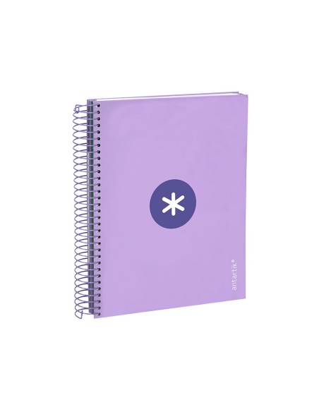 CUADERNO ESP. ANTARTIK A5 T.FORRADA 5MM 5B 6T.120H.100GR. LAVANDA