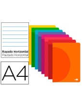 CUADERNO GRAP. 360 A4 T.PLASTICO HORIZONTAL 48H. 90GR SURT.