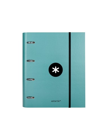 CARPETA RECAMBIO SOLAPA ANTARTIK A4 5MM FORRADA 4AN.40MM MENTA