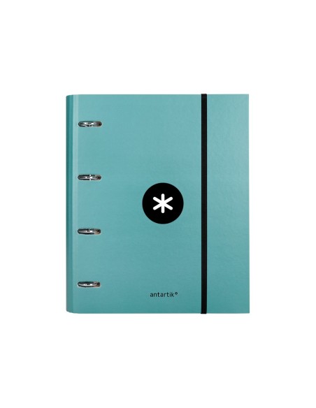 CARPETA RECAMBIO SOLAPA ANTARTIK A4 5MM FORRADA 4AN.40MM MENTA