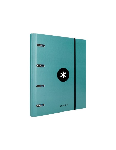 CARPETA RECAMBIO SOLAPA ANTARTIK A4 5MM FORRADA 4AN.40MM MENTA