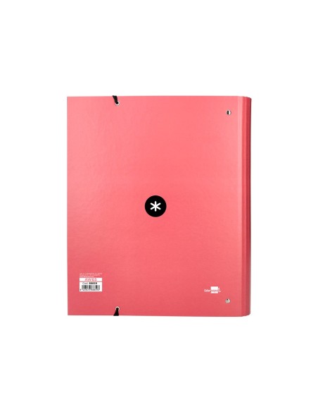 CARPETA RECAMBIO SOLAPA ANTARTIK A4 5MM FORRADA 4AN. 40MM CORAL