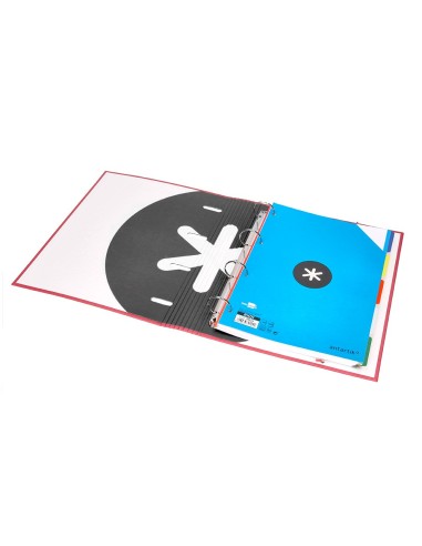 CARPETA RECAMBIO SOLAPA ANTARTIK A4 5MM FORRADA 4AN. 40MM CORAL