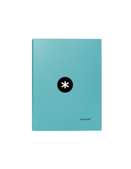 CARPETA ANTARTIK A4 FORRADA 4 ANILLAS 25MM REDONDAS MENTA