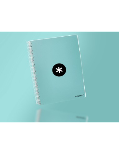 CUADERNO ESP. ANTARTIK A4 T.DURA 5MM 80H. 100GR. MENTA