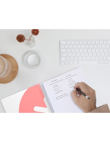 CUADERNO ESP. ANTARTIK A4 T.DURA 5MM 80H. 100GR. CORAL