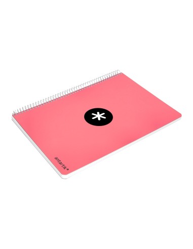 CUADERNO ESP. ANTARTIK A4 T.DURA 5MM 80H. 100GR. CORAL