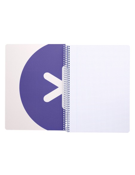 CUADERNO ESP. ANTARTIK A4 T.DURA 5MM 80H. 100GR. LAVANDA