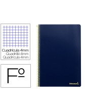 CUADERNO ESP. SMART FL. T.BLANDA 4MM 80H. 60GR. AZ.