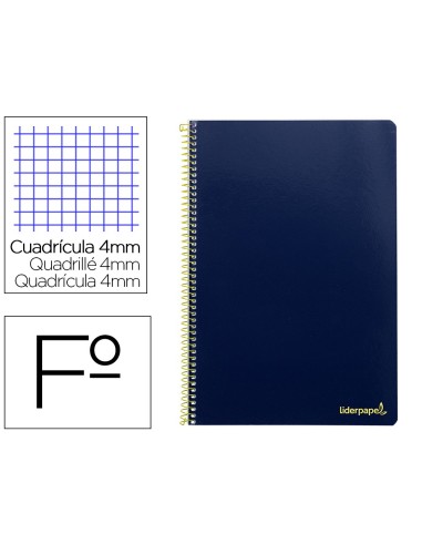 CUADERNO ESP. SMART FL. T.BLANDA 4MM 80H. 60GR. AZ.