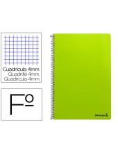 CUADERNO ESP. SMART FL. T.BLANDA 4MM 80H. 60GR. VE.